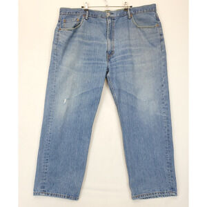 Levi's 550 Jeans Relax‎ Some Distressed Men 42 x 27 Blue Denim Work Pants